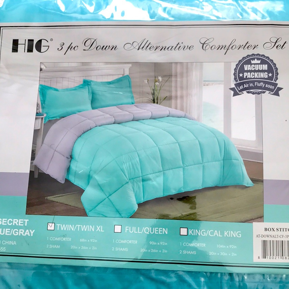 3 Pc Down Alternative Comforter Set